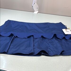 Stylish Blue Ruffle Skirt